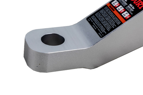 2"x2" Aluminum Receiver Ball Mount 2" Drop 1" Rise - 8,000 lbs