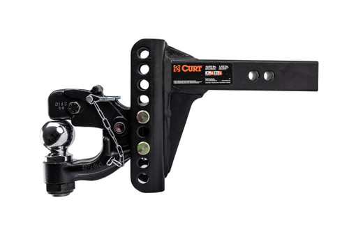 2" Adjustable Ball Mount 2-5/16" & Pintle Mount - 13,000 lbs.