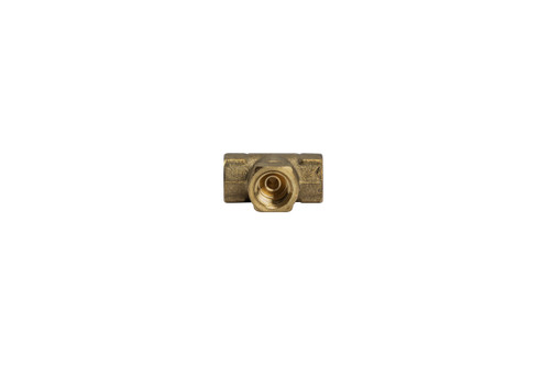 3/16" Hydraulic Brass Tee for Brake Line - Heavy Duty