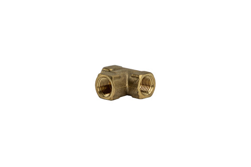 3/16" Hydraulic Brass Tee for Brake Line - Heavy Duty