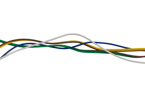 Molded 5-flat Trailer plug with 48" of wire