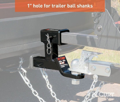 Multi-use Receiver with Raised Adapter for 2"x2" Receiver