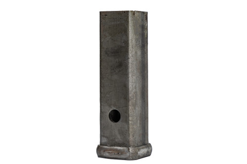Raw Steel 1-1/4" Square Receiver Tube 6"