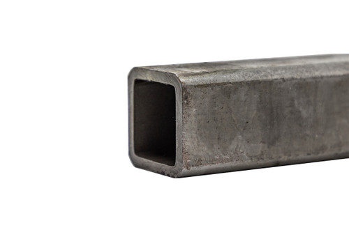 Raw Steel 1-1/4" Square Receiver Tube 6"
