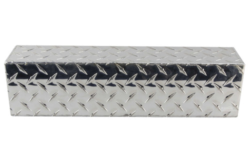 6" Oval Aluminum Diamond Plate Light Box (2 light holes)