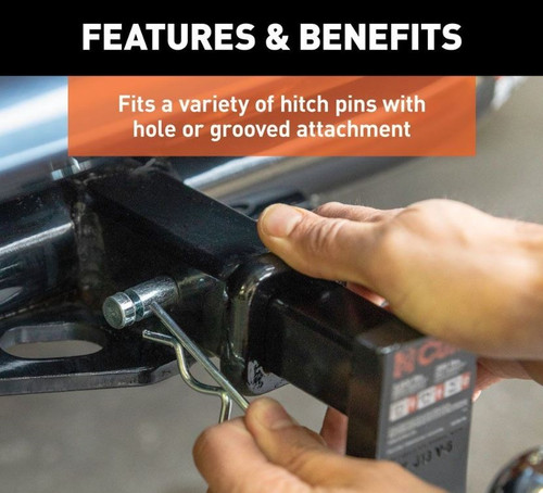 Replacement clip for 1/2" or 5/8" Receiver pin