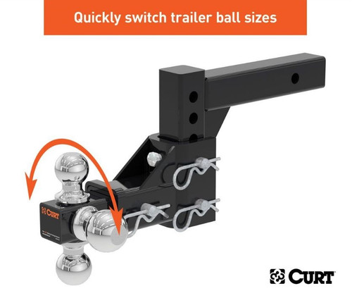 Adjustable Tri- Ball Mount 2-5/16", 2"& 1-7/8" Trailer Balls