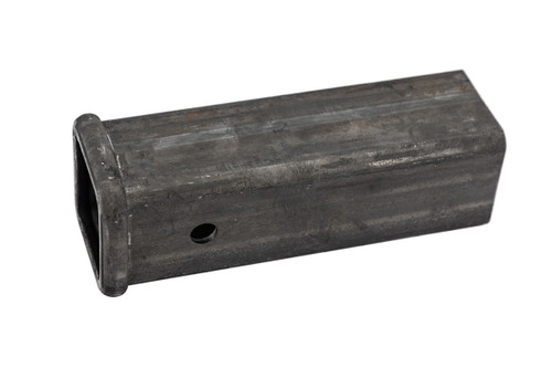 Raw Steel 2-1/2" Square Receiver Tube 10" Long