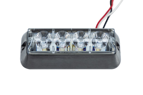 Custer 4 Diode LED Strobe Light - Red