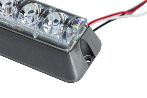 Custer 4 Diode LED Strobe Light - Red