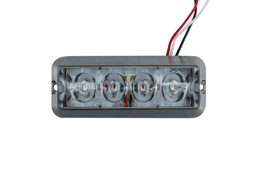 Custer 4 Diode LED Strobe Light - Red