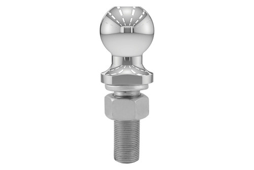 6,000 lb. 2" Chrome Plated Trailer Ball 1"x3" Shank