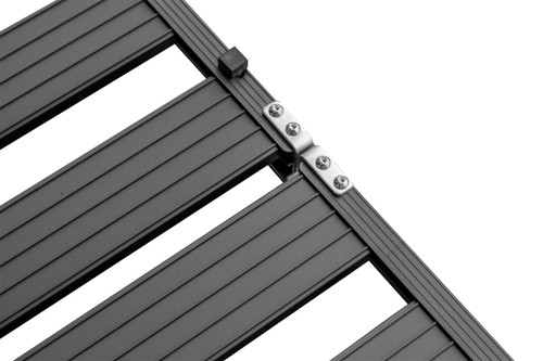 Black Aluminum Hitch Carrier with Ramp - 500 lbs.