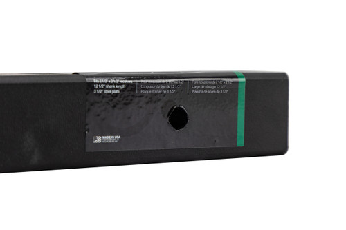 Pintle Mounting Plate for 2-1/2" Hitch - 8" Long - 4 hole - 20,000 lbs