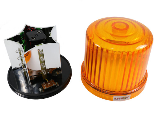 Lite-it Battery Powered LED Rotating Beacon