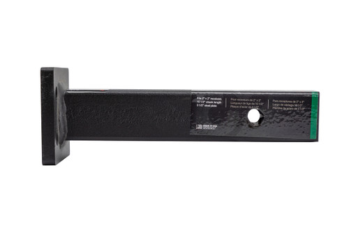 Pintle Mounting Plate for 2" Hitch - extra long - 4 hole - 20,000 lbs