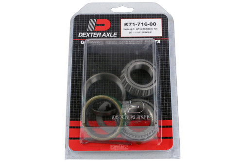 2,200 lb. Axles - Complete Wheel Bearing Kit for 1-1/16" BT8 Spindle