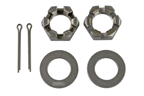 1" Spindle Nut Kit with Washers & Cotter Pins for 2,000 - 7,000 lb. Round Spindles