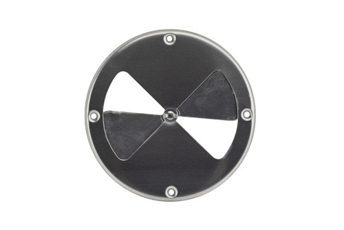 Bolt-on Round Aluminum Butterfly Vent - 7-1/2"