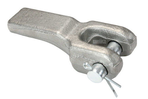 3/8" Safety Chain Weld-on Mounting Bracket with Pin