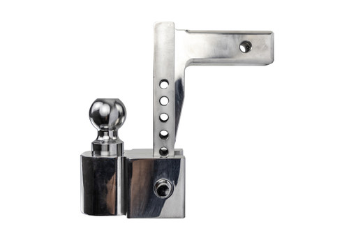 8" Drop Adjustable Aluminum Ball Mount with Scale 2" & 2-5/16" Ball