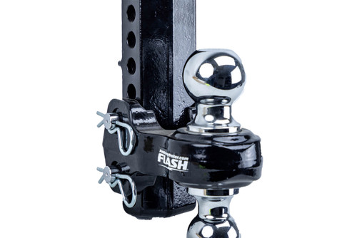 Adjustable Dual-Ball Mount 2-5/16" - 2" Ball - 10"Drop