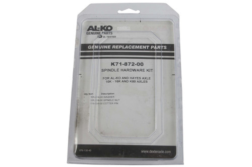 Spindle Nut & Washer Kit for Alko 10K - 16K Axles