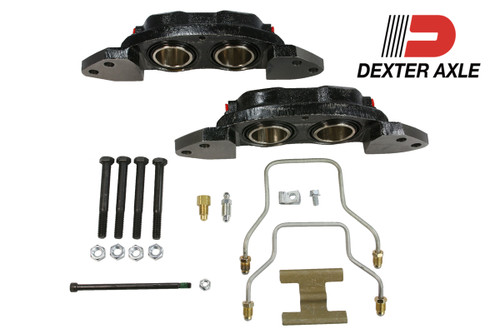 Official Dexter 8,000 lb. Hydraulic Disc Brake Caliper Kit - 1 Wheel