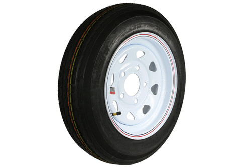 12" 4.80-12 Eco-Trail Trailer Tire & 5 Lug Wheel