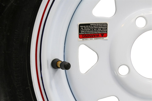 12" 4.80-12 Eco-Trail Trailer Tire & 5 Lug Wheel