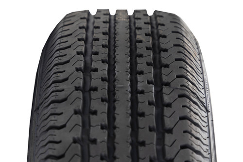 Goodride 205/75R15 Radial Tire & 15" Black Mod Wheel 5-lug on 5"