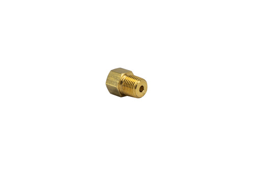 1/8" Female to 3/8" Male Brass Hydraulic Adapter