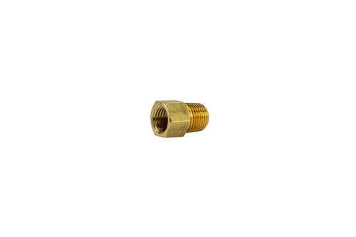 1/8" Female to 3/8" Male Brass Hydraulic Adapter