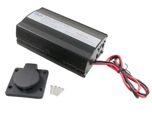 Heavy Duty Onboard Battery Charger with Status Indicator 12 volt 8 amp