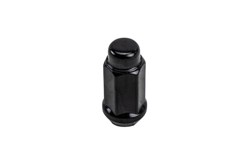 1/2"-20 Trailer Wheel Lug Nut with Black Finish-1-3/4"