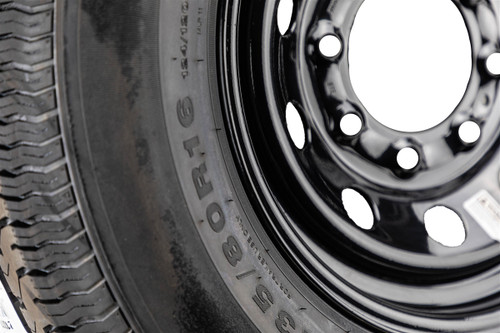 Goodride 235/80R16 Radial Tire & 16" Black Mod Wheel 8-lug on 6.5"