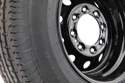 Goodride 235/80R16 Radial Tire & 16" Black Mod Wheel 8-lug on 6.5"