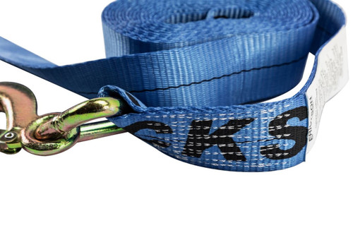 2"x20' 10,000 lb. Tow Strap with Forged Safety Snap Hooks