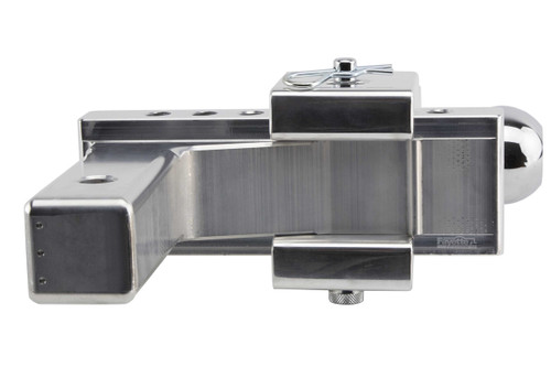 6" Drop Adjustable Aluminum Ball Mount 2" & 2-5/16" Balls