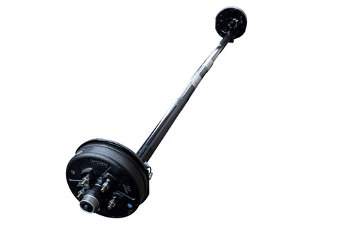 Built to Order Fayette MFG. 3,500 lb. Complete Trailer Axle - 4" Drop