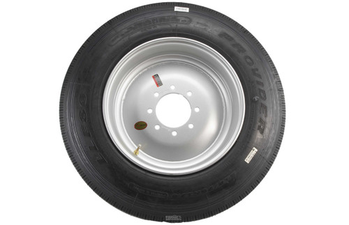 215/75R17.5 Provider Radial Tire and Gray Single Wheel
