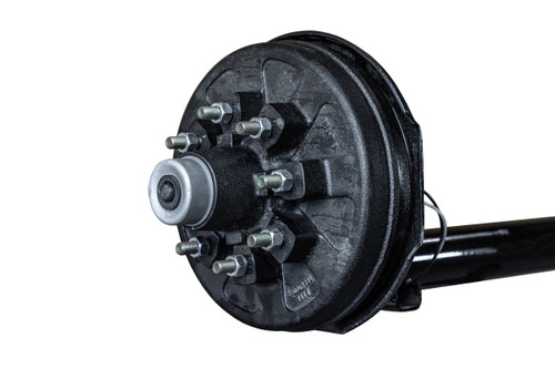 Built to Order Fayette MFG. 6,000 or 7,000 lb. Complete Trailer Axle - 4" Drop