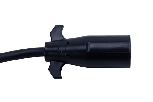 Diamond C 4' Molded Cord & 7-way RV Plug - Bumper Pull