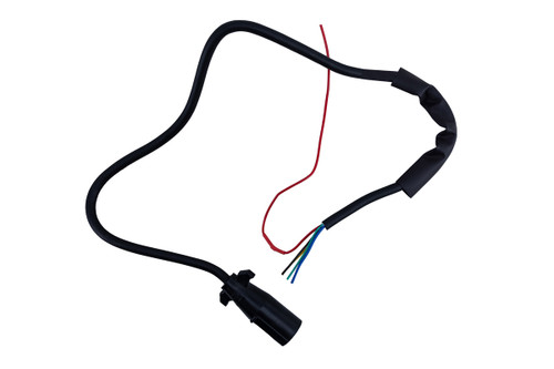 Diamond C 4' Molded Cord & 7-way RV Plug - Bumper Pull