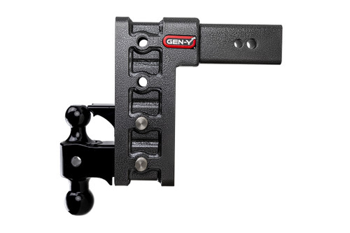 Mega-Duty 3" 32K 9" Drop/Rise Adjustable Ball Mount