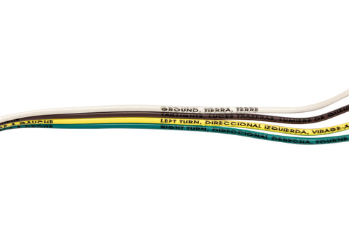 Hopkins 4 Flat Extension Cord (10ft.) with Dust Cap