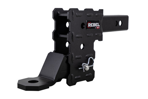 Rebel Lightweight 4.5" Drop Adjustable Ball mount - 5,000 lbs.