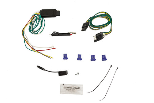 Hopkins 4 Flat Vehicle Plug Universal Kit with Converter