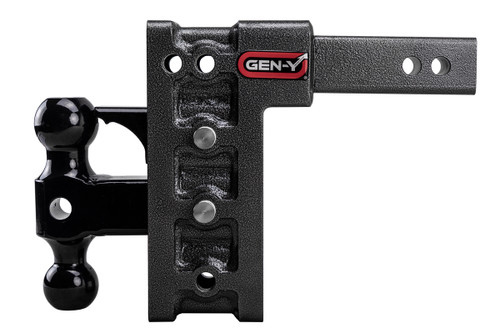 Mega-Duty 10K 7-1/2" Drop/Rise Adjustable Ball Mount