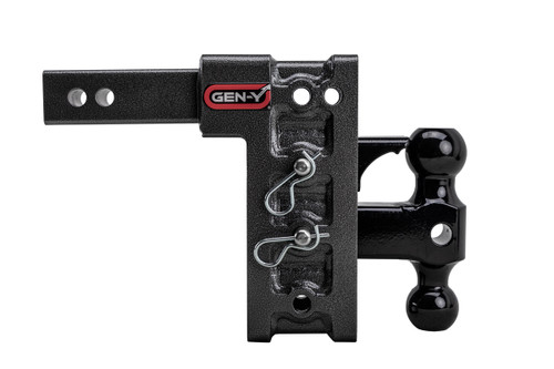 Mega-Duty 10K 7-1/2" Drop/Rise Adjustable Ball Mount
